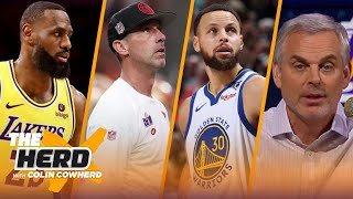 Warriors reportedly attempted a LeBron trade from Lakers, no one to blame for 49ers loss? | THE HERD