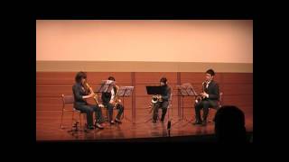 Tsukuba Saxophone Quartet - J.S.Bach/Yasuhide Ito - Chaconne (saxophone quartet ver.)