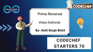 Prime Reversal | Codechef Starters 70 | Codechef | DCC NIT-A