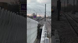 Sparks Fly as Train Goes By. #trainspotting #winter #nottinghamshire