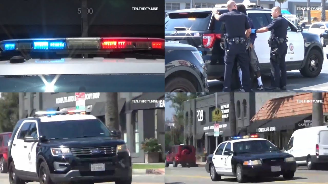 Lapd Units Responding Code 3 Youtube