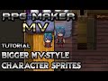 RPG Maker MV Tutorial: Bigger MV-Styled Character Sprites!