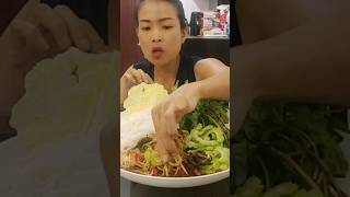 ส้มตำปูปลาร้าเผ็ดจนน้ำมูกน้ำตาไหล #mukbang #food #กินแซบ #eating #papayasalad #yahoofood