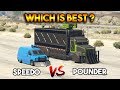 GTA 5 ONLINE : POUNDER CUSTOM VS SPEEDO CUSTOM (WHICH IS BEST?)