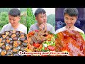 mukbang | Seeing Songsong eating braised pork is so delicious, I really want to eat it! | funny