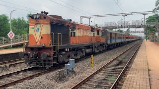 [BYGONE] Top Class Chugging By ERS Alco With  Passenger rake at Kudal | #konkanrailways