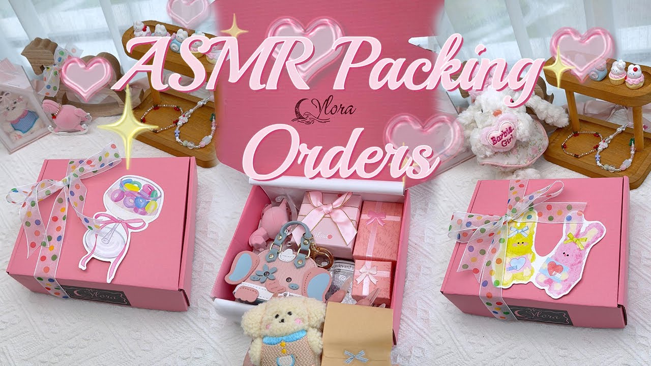 Asmr Packing Orders Long Video Compilation 8 Heartfelt Orders рџ