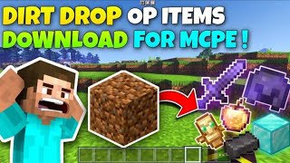How to download Minecraft but, dirt give you op item mod//dirt gives you op item addon