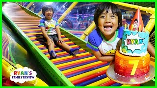 Ryan's 7th Birthday Party with Friends at Trampoline Indoor Playground!