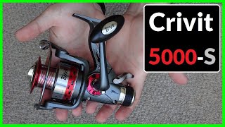 Crivit 5000-S Freespool Fishing Reel Baitrunner from Lidl Unboxing \u0026 Review