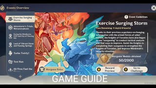 EXERCISE SURGING STORM Guide and tips | GENSHIN IMPACT