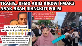 M0DYARRR,, DEMO ADILI JOKOWI EMAK-EMAK PENDUKUNG ANISS DICIDUK POLISI DI TENGAH JALAN..??