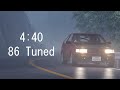 PK Akina 4:40.874 AE86 Tuned | Touge Life 1 [Valid Record]