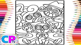 Poppy Playtime Long Legs Family Coloring Pages/Mommy Long Legs/Syn Cole - Gizmo [NCS Release]