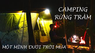 Camping Solo in the Rain in the Mangrove Forest - Enjoying Nature's Beauty | ASMR Camping