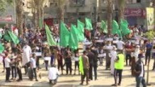 Hamas organises gatherings to protest France cartoons