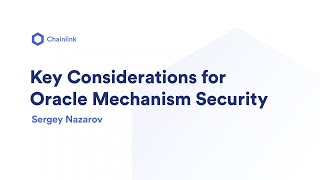 Key Considerations for Oracle Mechanism Security