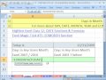 Excel Magic Trick 470: Formula For Days In Any Given Month