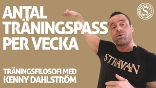 Antal träningspass per vecka | TRÄNINGSFILOSOFI med Kenny Dahlström