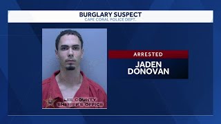 19-year-old arrested after Cape Coral vehicle burglary on Christmas Eve