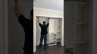 Small Custom closet upgrade…