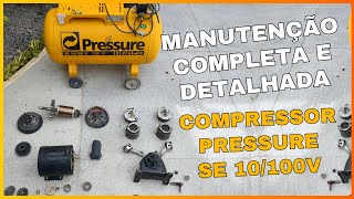 COMPRESSOR PRESSURE SE10 /100 - STEP by STEP detailed maintenance