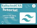 TailwindCSS v4 Tutorial 2026 #003 - Sizing , Width & Height