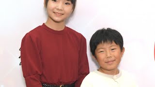 『ブギウギ』子役・澤井梨丘＆又野暁仁「NHKとか自分たちをもっと世界中に知ってほしい」“かわいすぎ”アピール