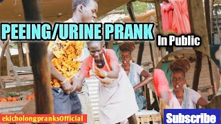 URINE/PEEING PRANK||MARKET EDITION ekicholongpranks