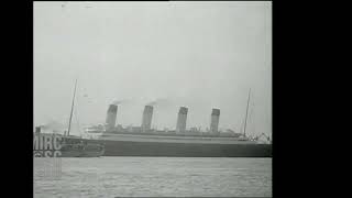 RMS Olympic sinks lightship Nantucket outtakes on May 16, 1934