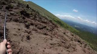 高千穂の峰 1時間27分 2016年7月31日 GoPro  自撮り登山