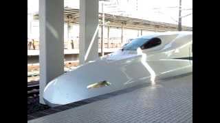 【試運転】Ｎ700Ａ G1編成・豊橋駅13番線発車