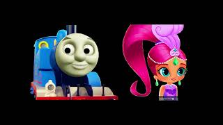 Thomas The Tank Engine X Shimmer (Shimmer And Shine)