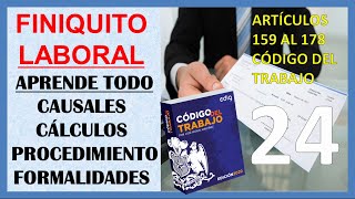 Como calcular un FINIQUITO  según el código del trabajo Chile