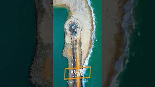 Drone View of Dhanushkodi - Ram Setu #nature #india #shorts #environment #naturelovers #drone