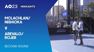 Mclachlan/Nishioka v Arevalo/Rojer Highlights | Australian Open 2023 Second Round