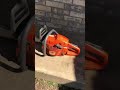 starting husqvarna 55 chainsaw