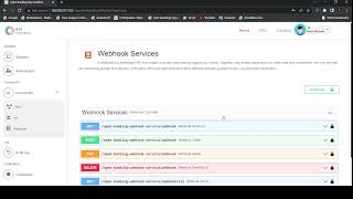 Sandbox Webhook Services