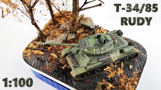 #13 T-34/85 RUDY 1:100   Wyposażenie i brudzenie