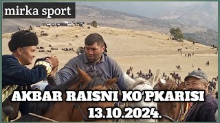 DEHQONOBOD TUMANI OYBEK TOĞDA AKBAR RAISNI KOʻPKARISI 13.10.2024.