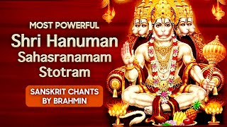 POWERFUL HANUMAN SAHASRANAMAM MANTRA STOTRAM| Hanuman Stotra | Hanuman Mantra Jaap Chanting