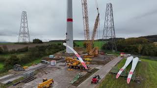 Construction of Wind Farm -Melle-Dratum - Nordex N163/6.8