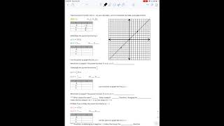 Parameter changes linear