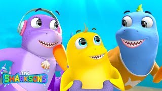 Shark Family SHARKSONS | Nursery Rhymes & Kids Songs! | ABCs and 123s | Shark Songs