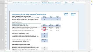 Physical COGS (Cost of Goods Sold) Setup in Rocket Pro Forma