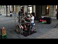 憨人 jazz drum drum cover street artist 打鼓表演 街頭藝人 歪頭勇