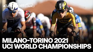 UCI Road World Championships 2021 |  Milano-Torino 2021 Highlights | Cycling | Eurosport