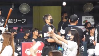 試合前 めっちゃボール遊びに夢中になる白井球審 千葉ロッテマリーンズvsオリックスバファローズ 京セラドーム2022.5.15