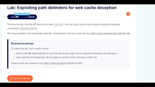 Lab 2 Exploiting path delimiters for web cache deception | Hackproof with Sunil | portswigger labs