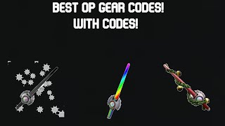 Roblox Overpowered Gear Codes